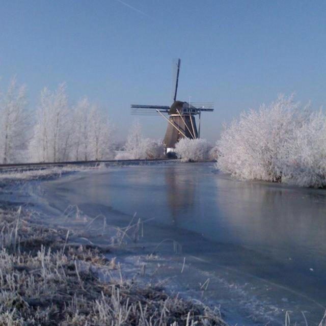 Mondriaanmolen, A Real Windmill Close To Amsterdam Abcoude Zewnętrze zdjęcie